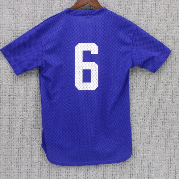 Vintage A4 x Chicago Cubs Jersey Kids Youth Small S Blue Logo Embroidered Y2k - Picture 8 of 10